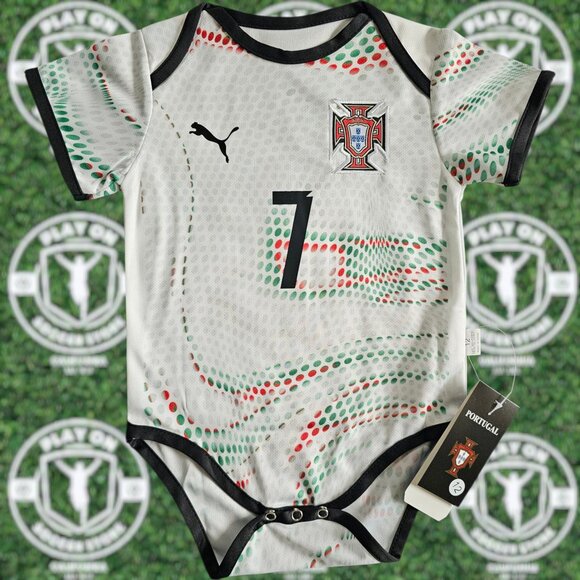 Baby Portugal 2025 Away Ronaldo Bodysuit - Picture 1 of 3